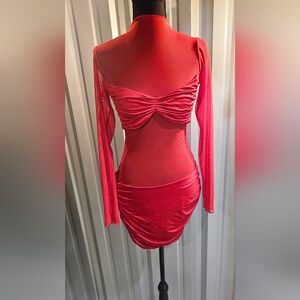 Oh Polly Red Mini Dress